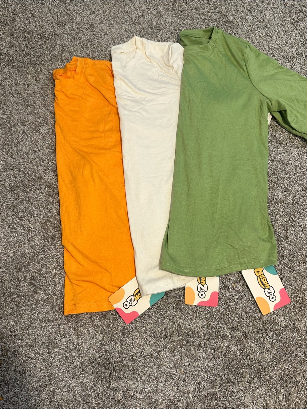 3 Pack Girls' Shirts Oversized Tops